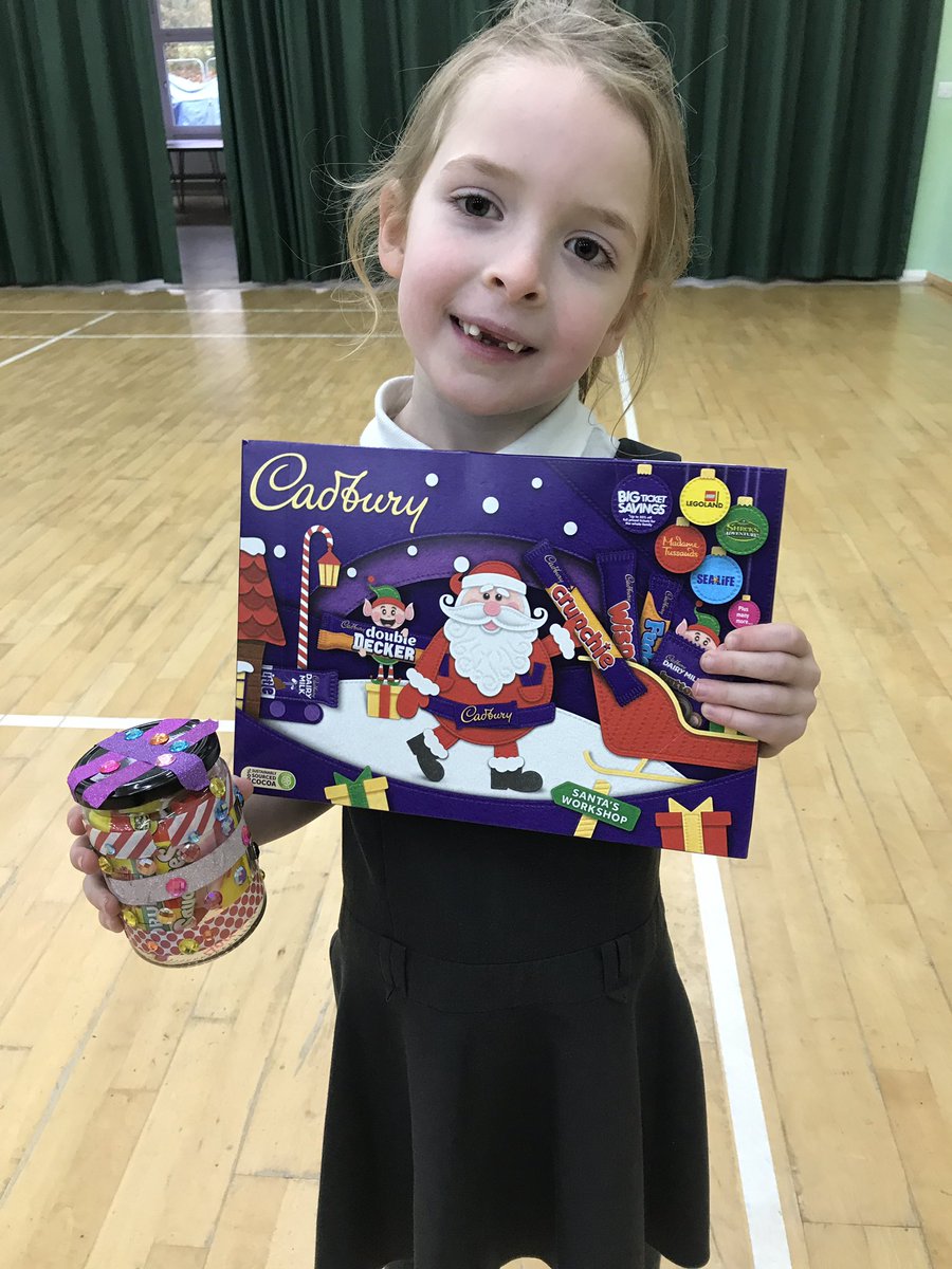 HallingSch's tweet photo. 🎅 🎄 We are judging the @HallingPta Christmas Jar competition entries. Here’s the winner for Penguin Class. 🎄🎅 https://t.co/YQw4kquXa2