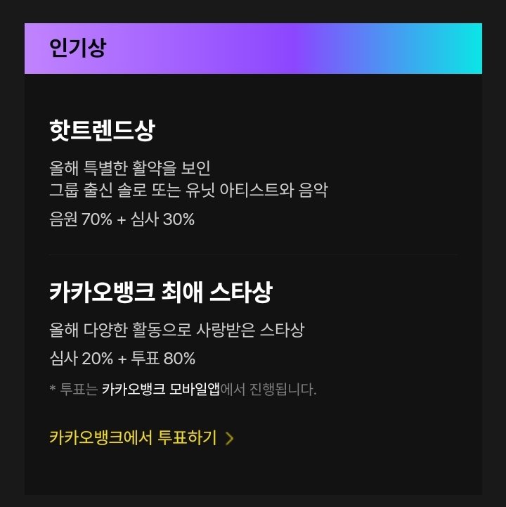 koala613912's tweet photo. 킹미들 그거 앎? 
인기상 둘 다 우리가 받았어😆💜 https://t.co/hecpPN50Sa