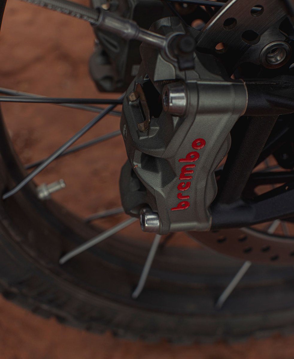 With updated Brembo Stylema calipers, NEW suspension with enhanced adjustability and advanced styling details, the updated #Scrambler1200XE is ready for your next thrilling adventure.

Configure yours: bit.ly/47zxKee

#ForTheRide #TriumphMotorcycles #Scrambler