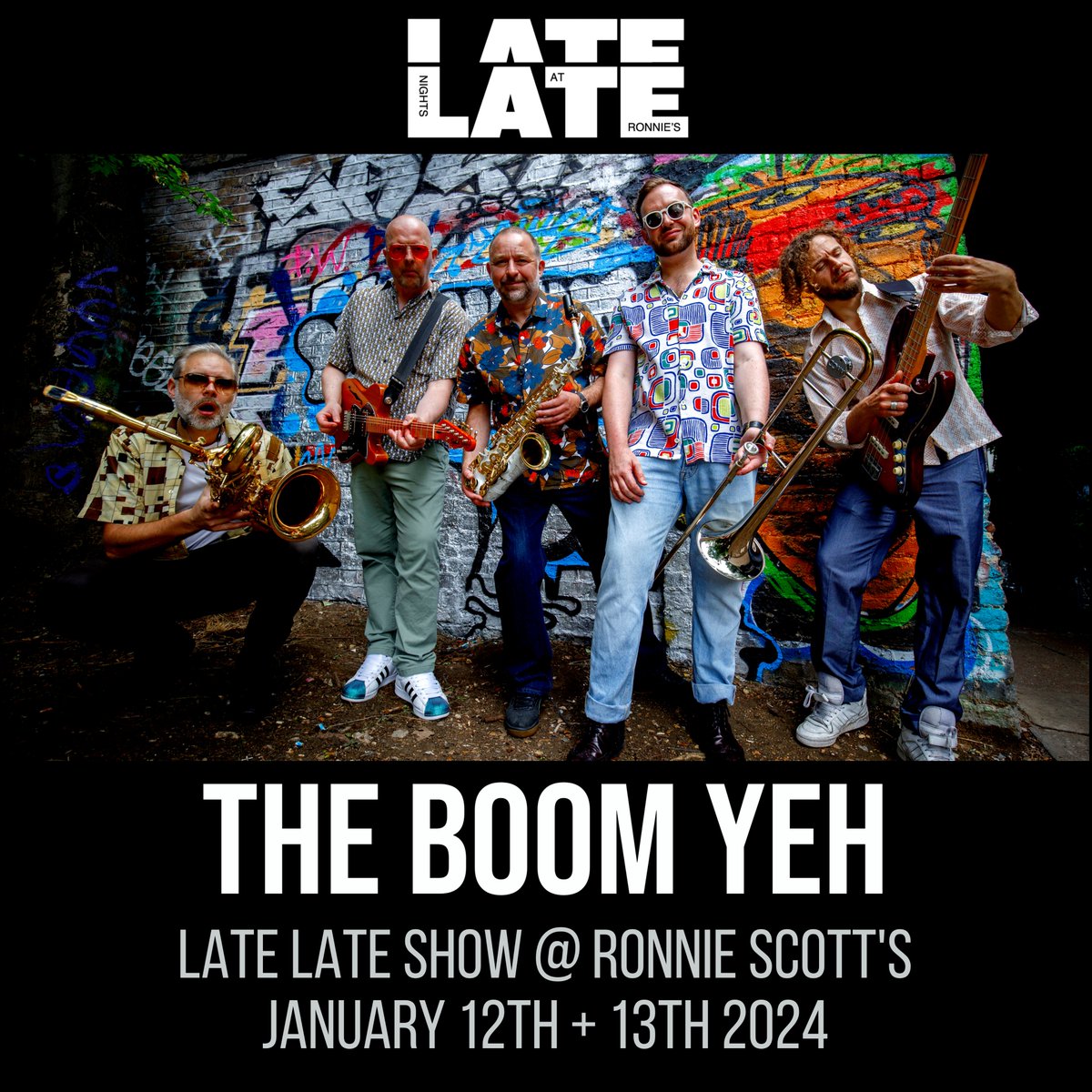 Looking forward to our first shows at <a href="/officialronnies/">Ronnie Scott's Jazz Club</a> #London in January. Advance tickets available here: shorturl.at/dyD68 #JazzFunk #LiveMusic #UKJazz #LondonJazz