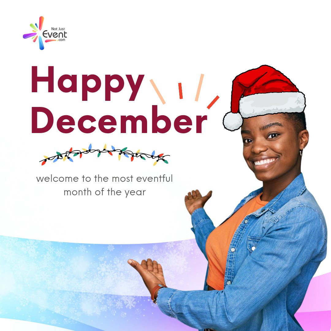 NotJustEventHQ's tweet photo. Free food
Free Drinks
Plenty Owambe
Cheers to creating unforgettable experiences with loved ones
Welcome to the last month of 2023. Stay happy, be happy.
#events #notjustevents https://t.co/FjhH6w3kgY