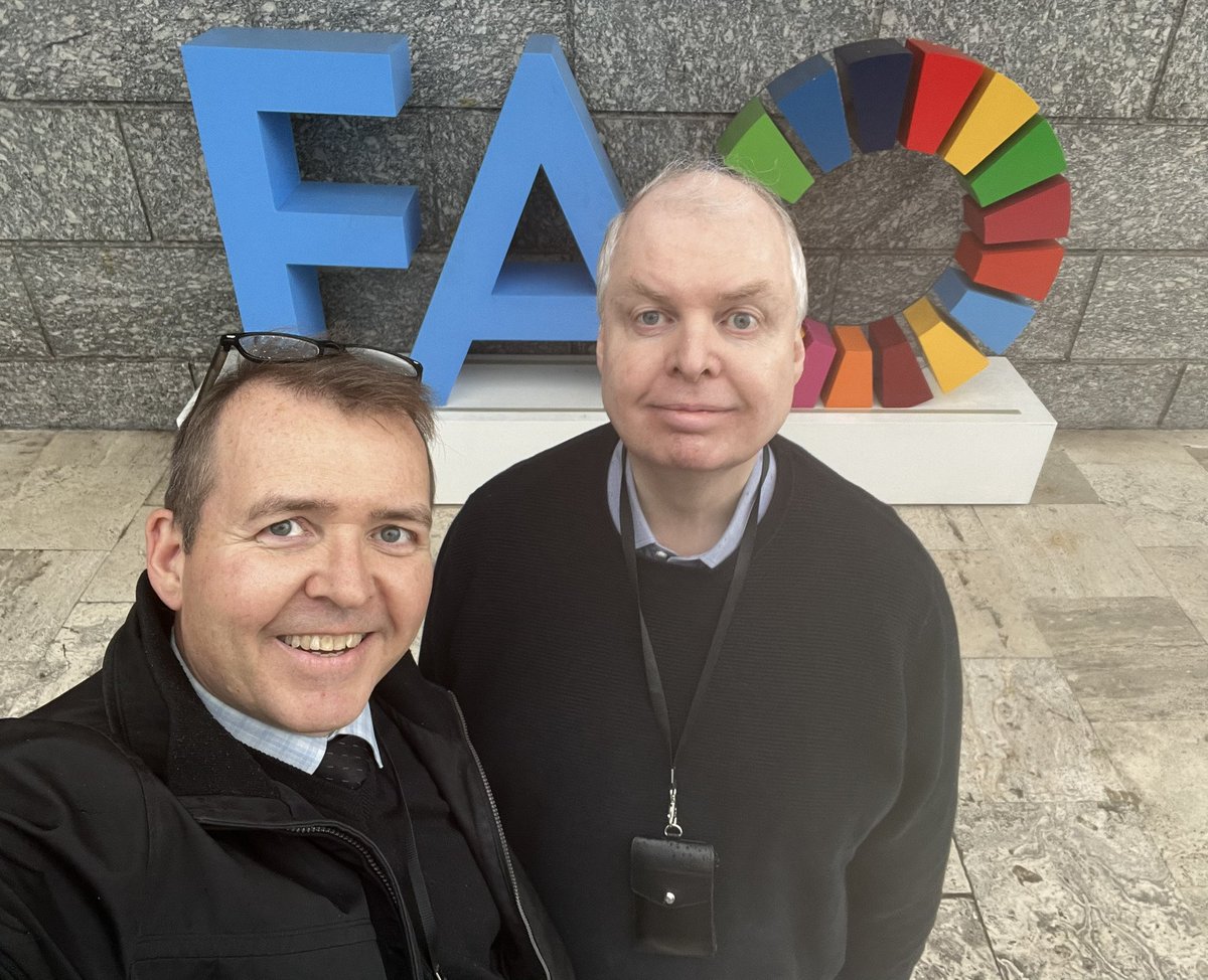 DrPalssonUNC's tweet photo. Though I was very busy in Rome, Italy, this past week in @RomeFoundation meetings preparing for #RomeV, I took off one afternoon to visit my brother, Matthias Palsson, who lives in Rome and is Iceland’s permanent representative to the U.N. Food and Agriculture Organization (FAO). https://t.co/1gcbo1Enun