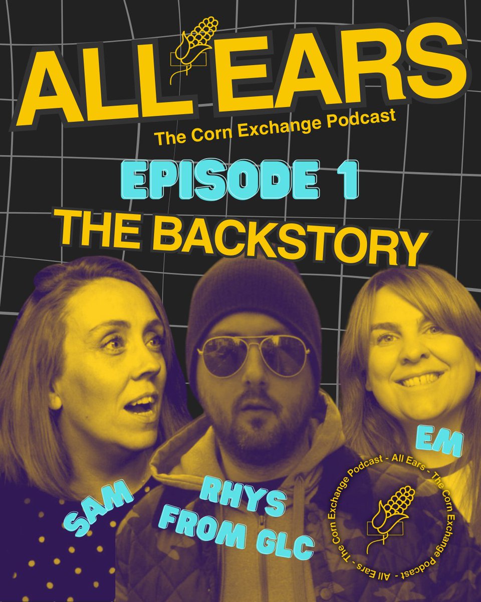 Corn Exchange, Newport (@cornexchangenpt) on Twitter photo ALL EARS PODCAST! 🎙️ 🌽
We're launching a podcast where we'll be inviting our volunteer steering group and friends to chat about all things Corn Exchange and Newport! Episode 1 with Rhys <a href="/theGLC/">goldie lookin chain</a> is out tomorrow at 6pm. All ears on us!👂 ALL EARS PODCAST! 🎙️ 🌽
We're launching a podcast where we'll be inviting our volunteer steering group and friends to chat about all things Corn Exchange and Newport! Episode 1 with Rhys <a href="/theGLC/">goldie lookin chain</a> is out tomorrow at 6pm. All ears on us!👂