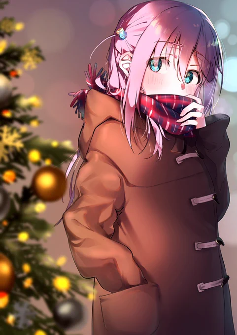 (…あ…もうそんな季節…)コートとマフラーなぼっちちゃん#ぼっち・ざ・ろっく 