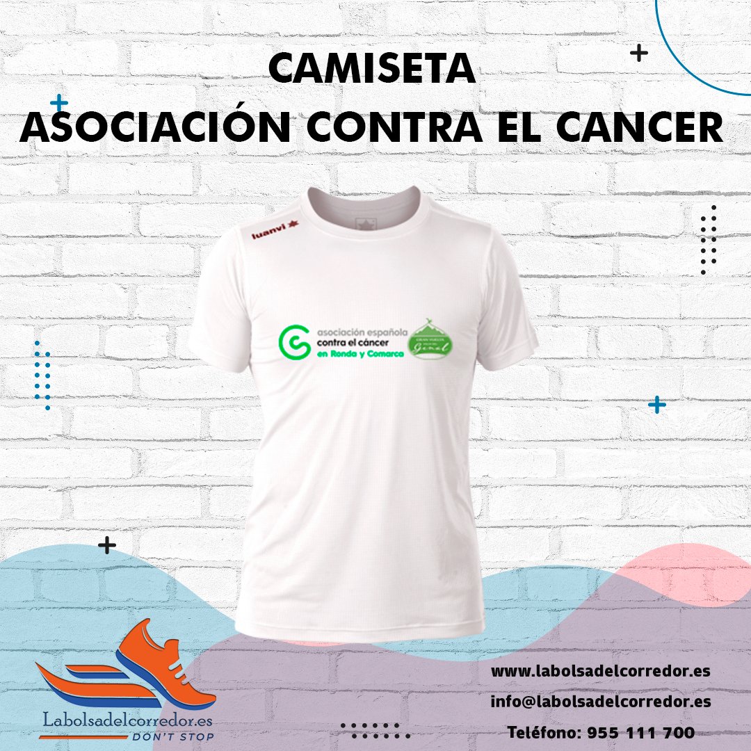 Para los que su carrera es otra distinta a la de los grandes participantes en la Gran Vuelta Valle del Genal, hemos realizado estas camisetas para la Asociación Contra el Cáncer. FUERZA.

labolsadelcorredor.es - info@labolsadelcorredor.es - Teléfono 955111700