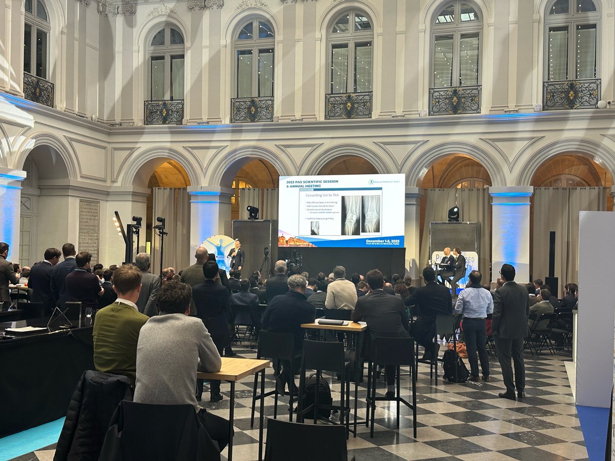 PASArthroplasty's tweet image. Day 2 of #PAS23 is moving along nicely! All of our attendees are fully engaged.
