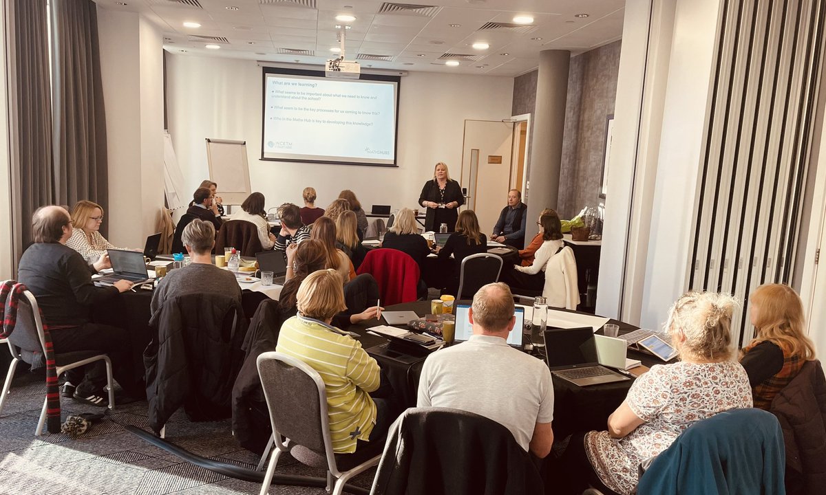 Always a privilege to spend the day with @MathsHubs Leads - this time at their 29th Forum, thinking together about how well we know our schools and strategic planning for quality, reach and impact #MathsHubsForum29 #TeamNorth