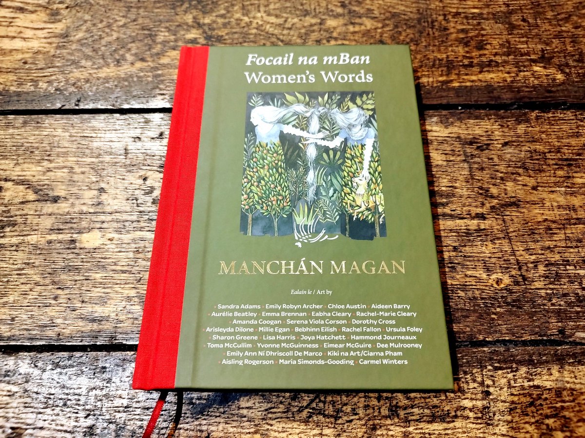 A gathering of Irish words by @ManchanMagan for vaginas, vulvas, clitorises & periods w/ illustrations from 29 artists. It is meant as a catalyst for those willing to seek out further terms & insights from older lore-keepers in the Gaeltacht More info 👇 connollybooks.org/product/focail…