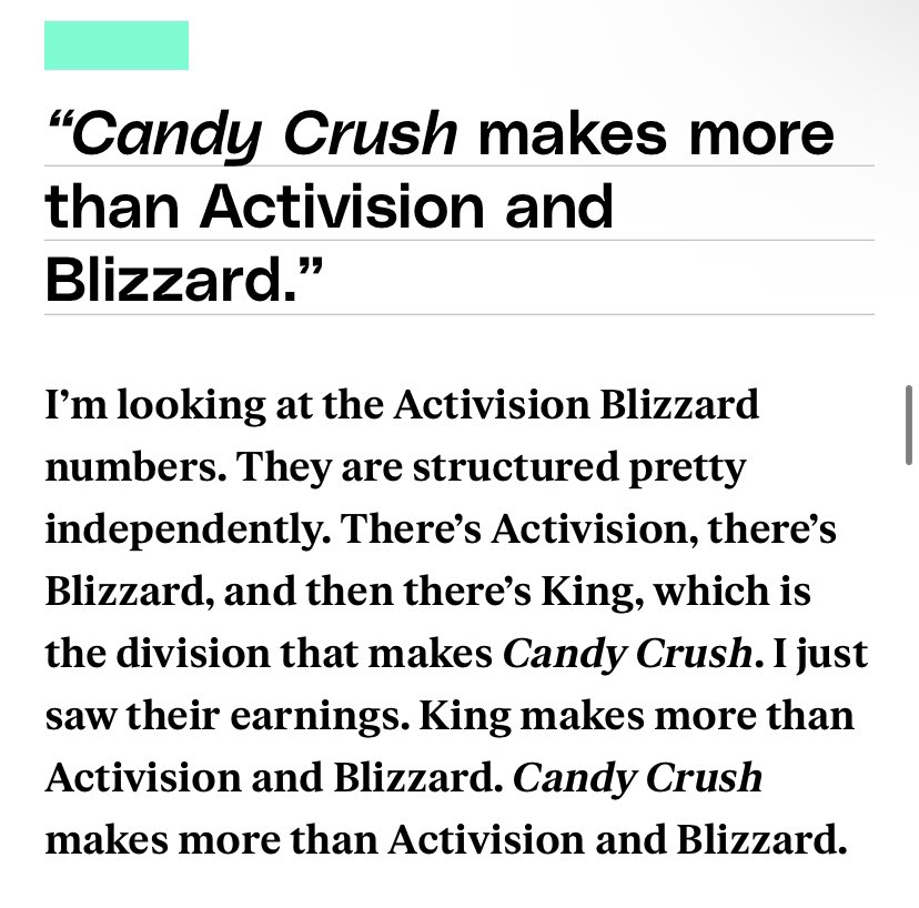 Sinais? Candy Crush, da Activision Blizzard, aparece como um jogo