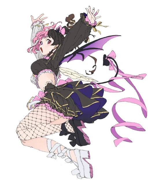 天使と悪魔のぷるぷるえんじぇるでびるー  #ぷるるあーと