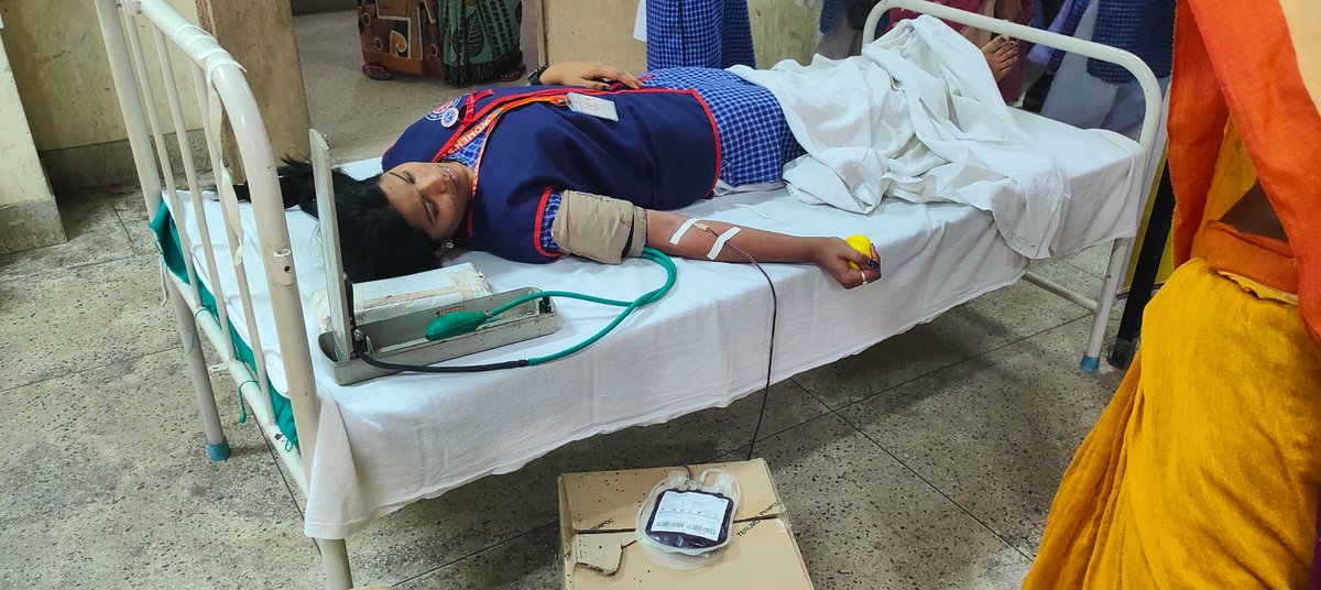WSpolytechnic's tweet photo. The NSS unit of Women's Hapania has Celebrated "Worlds AIDS Day-2023"  program at Women's Polytechnic Hapania followed by Blood Donation program where Faculty members and NSS volunteers participate in the blood donation camp. https://t.co/3jaGYd9Xu3