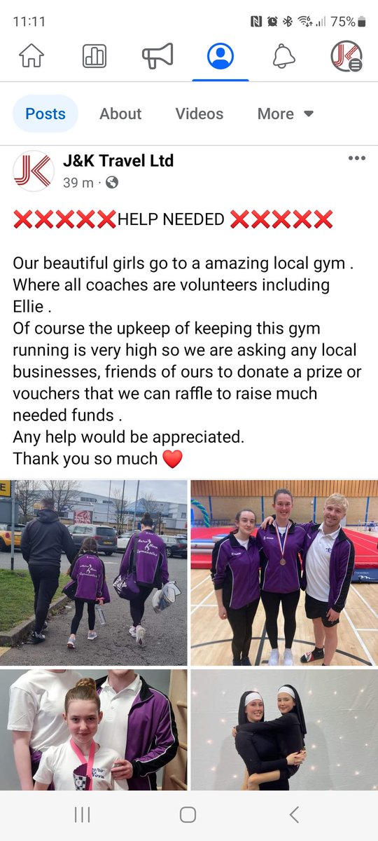 Looking for any help towards our girls gym x