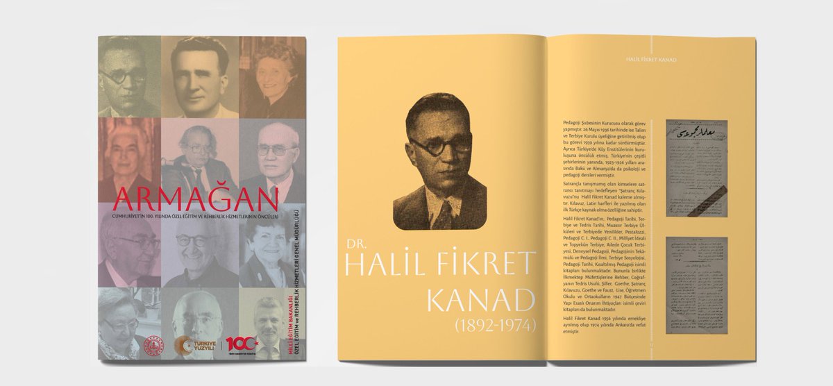 Cumhuriyetin 💯. Yılına “Armağan”

Yüz yıllık cumhuriyet tarihinde özel eğitim ve rehberlik alanlarının gelişmesine öncülük etmiş, yaşamını yitiren on iki akademisyenin yazılarının bir araya getirildiği “Armağan” kitabı hazırlanarak yayımlandı. 

👉meb.ai/Zgf90k