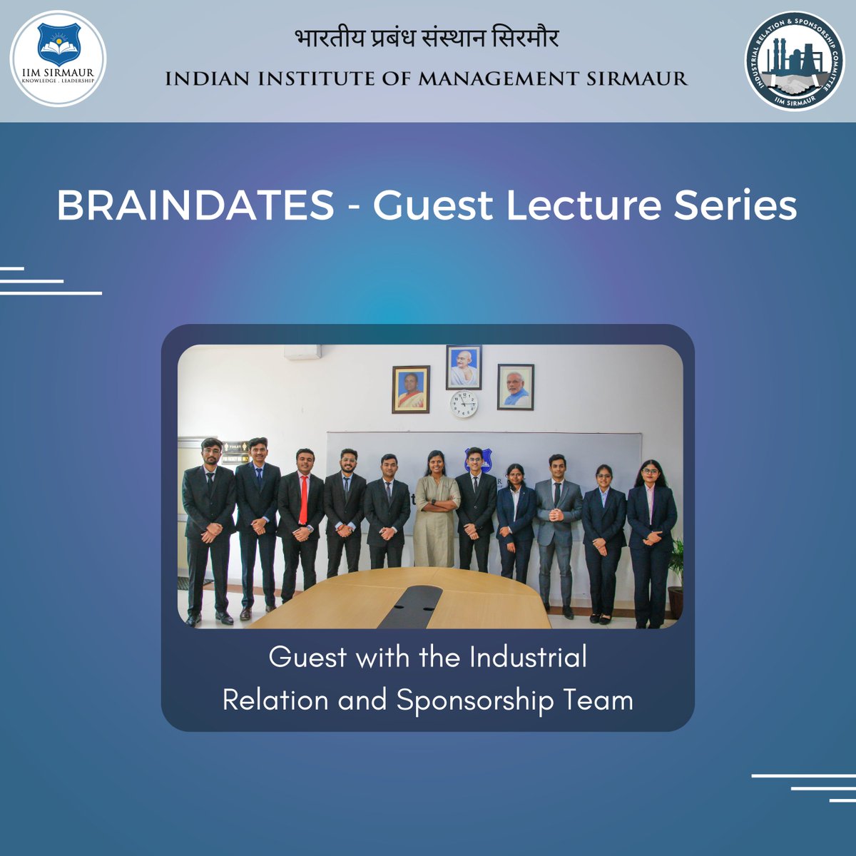 IIM_Sirmaur's tweet image. In the #Braindates guest lecture series organized by the IRS Committee, @IIMSirmaur was delighted to welcome @raji_zoho, The Director - #ProductManagement, @Zoho, as the guest speaker. She enlightened the session with her immense knowledge of #entrepreneurship and #startups

#IIM