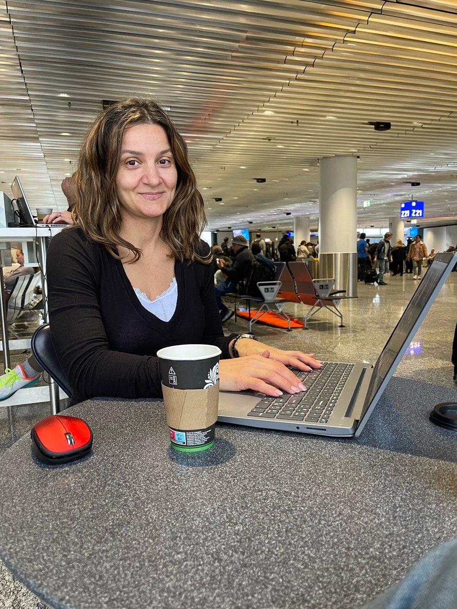 Traveling this week and have a 5 hour layover at the airport but couldn’t resist doing the Day 2 JavaScriptmas challenge 😁 posting soon…

Anyone else code at the airport? 😉