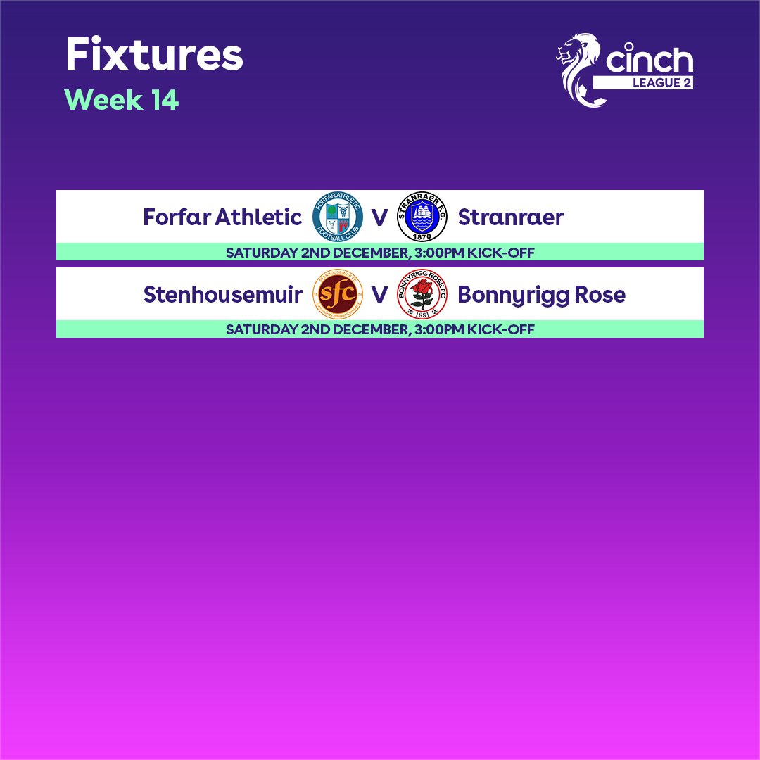 ❄️ Your revised #cinchSPFL Saturday schedule

Please wrap up warm and stay safe if you are heading to a game today ☃️

<a href="/cinchuk/">cinch</a>