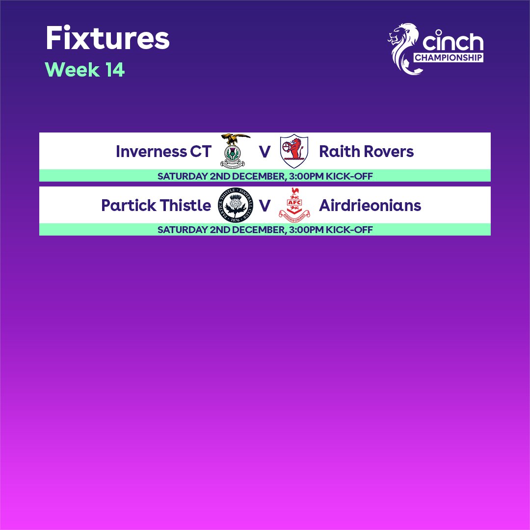 spfl's tweet photo. ❄️ Your revised #cinchSPFL Saturday schedule

Please wrap up warm and stay safe if you are heading to a game today ☃️

@cinchuk https://t.co/nKMJjp5Ame