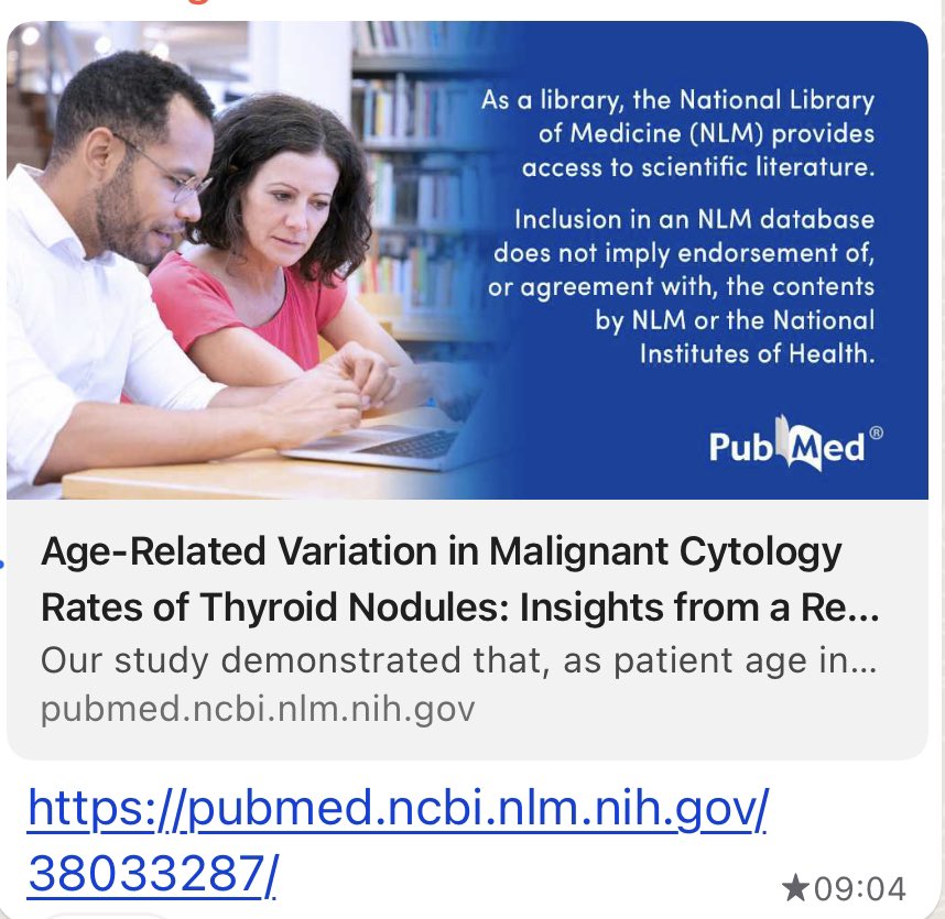 May we refine existing US-based risk stratification by incorporating clinical variables in thyroid nodule assessment? The answer is YES, according to our study, which examined over thousand nodules and showed that, as patient age increased, the rate of malignancy decreased.