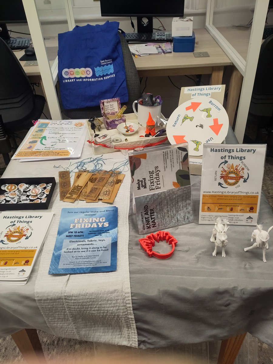 Hastings Library - we are in Hastings Library for the day :-) <a href="/EastSussexCC/">East Sussex County Council</a>