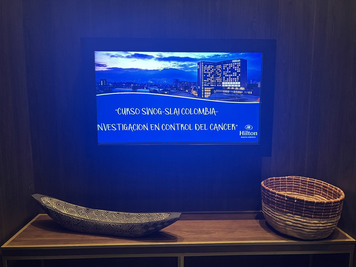 FlavioRochaMD's tweet image. Congratulations 👏🏽 to all the presenters
in the @SWOG #SLAI @INCancerologia
clinical trial workshop.  Looking forward
to helping develop more concepts in 🇨🇴