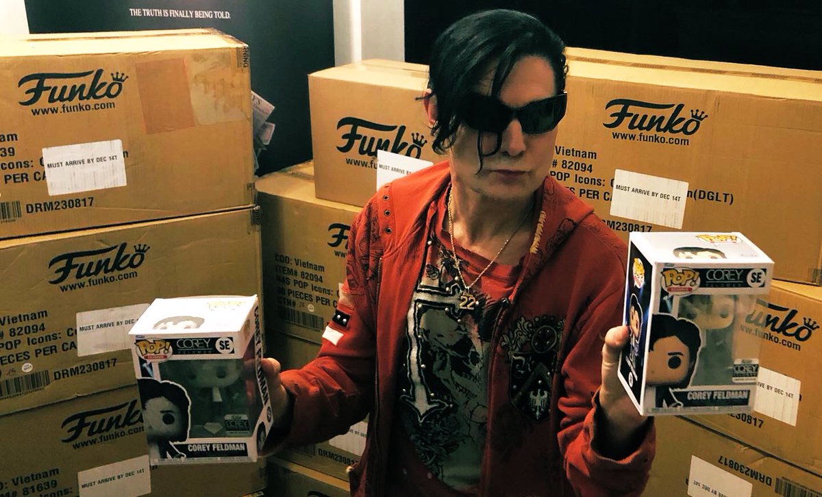 Corey_Feldman's tweet photo. LOOKY LOOKY WHO WANTS A COOKIE? OK MAYBE I DONT HAV COOKIES...BUT I GOT LOTS & LOTS OF POPS! @funko #COREYFELDMAN #SPECIALEDITION #POPICONS SERIES #ASCENSIONMILLENIUM #POPS & A SPECIAL #DIAMONDEDITION CHASE R HERE JUST IN TIME 4 XMAS! ORDER ONLY @ https://t.co/zR6H28qQgx https://t.co/Wg2TnQGGWl