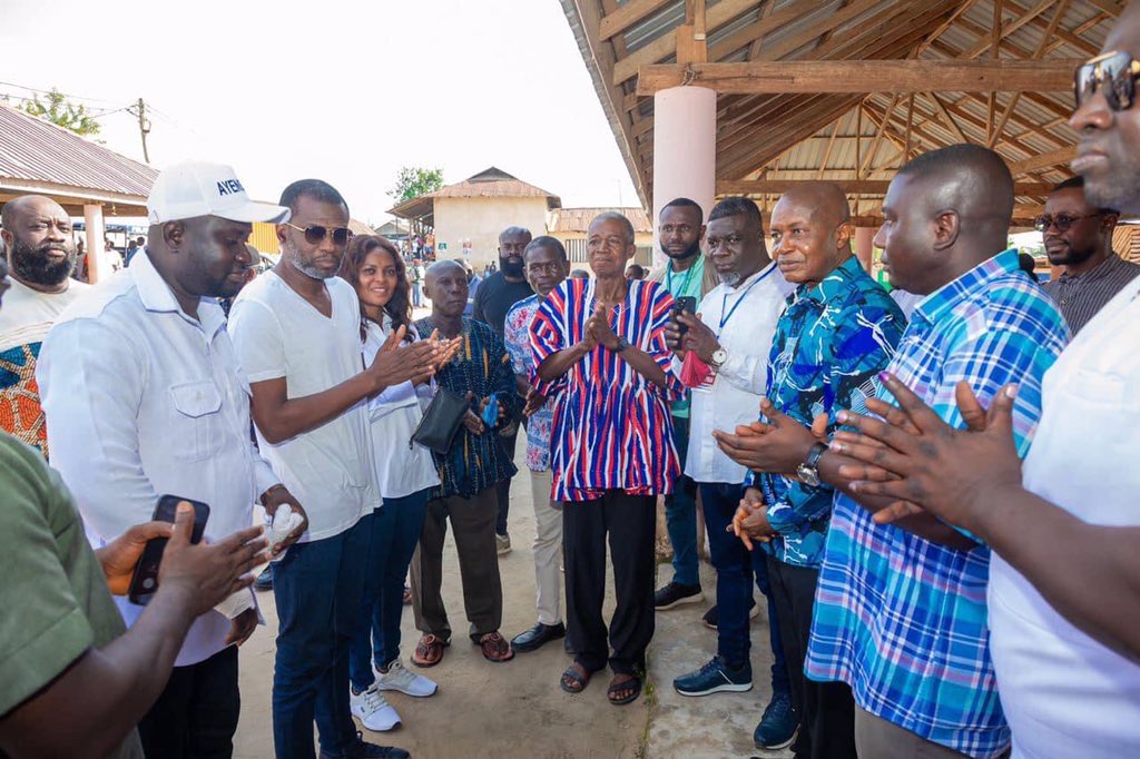 patriottvgh's tweet photo. NPP National Chairman, Stephen Ayensu Ntim was at the Ayensuano constituency this morning to monitor their primaries to choose a Parliamentary candidate for the NPP in the December 2024 Elections.  

The aspirants assured him that they are happy with the process and will certainly abide by the laid down rules and regulations the Party has put in place for the exercise. 
“In fact, the party is united and ready for victory in 2024. We will surely Break the Eight indeed.” He wrote.

#NPPParliamentaryPrimaries