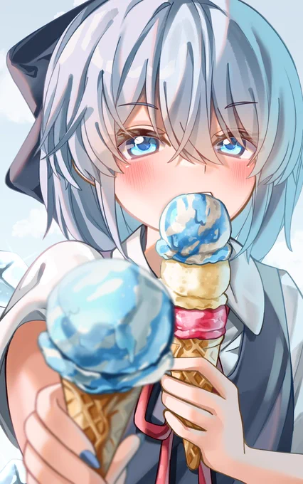チルノ「いっこあげるー」#東方Project 
