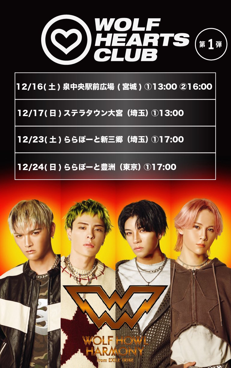 WOLF HOWL HARMONY 会場限定チェキ ×2 WOLF HOWL HARMONY 会場限定チェキ ×2