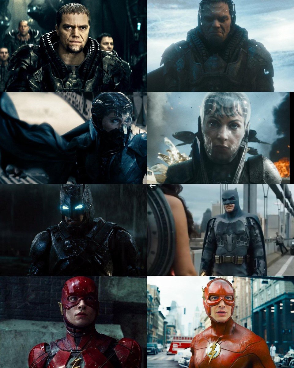 DCLegacy_'s tweet photo. La différence de qualité est assez folle entre la trilogie DC de Zack Snyder (2013 à 2017) et #TheFlash sorti en 2023… https://t.co/PfCmgwmzif