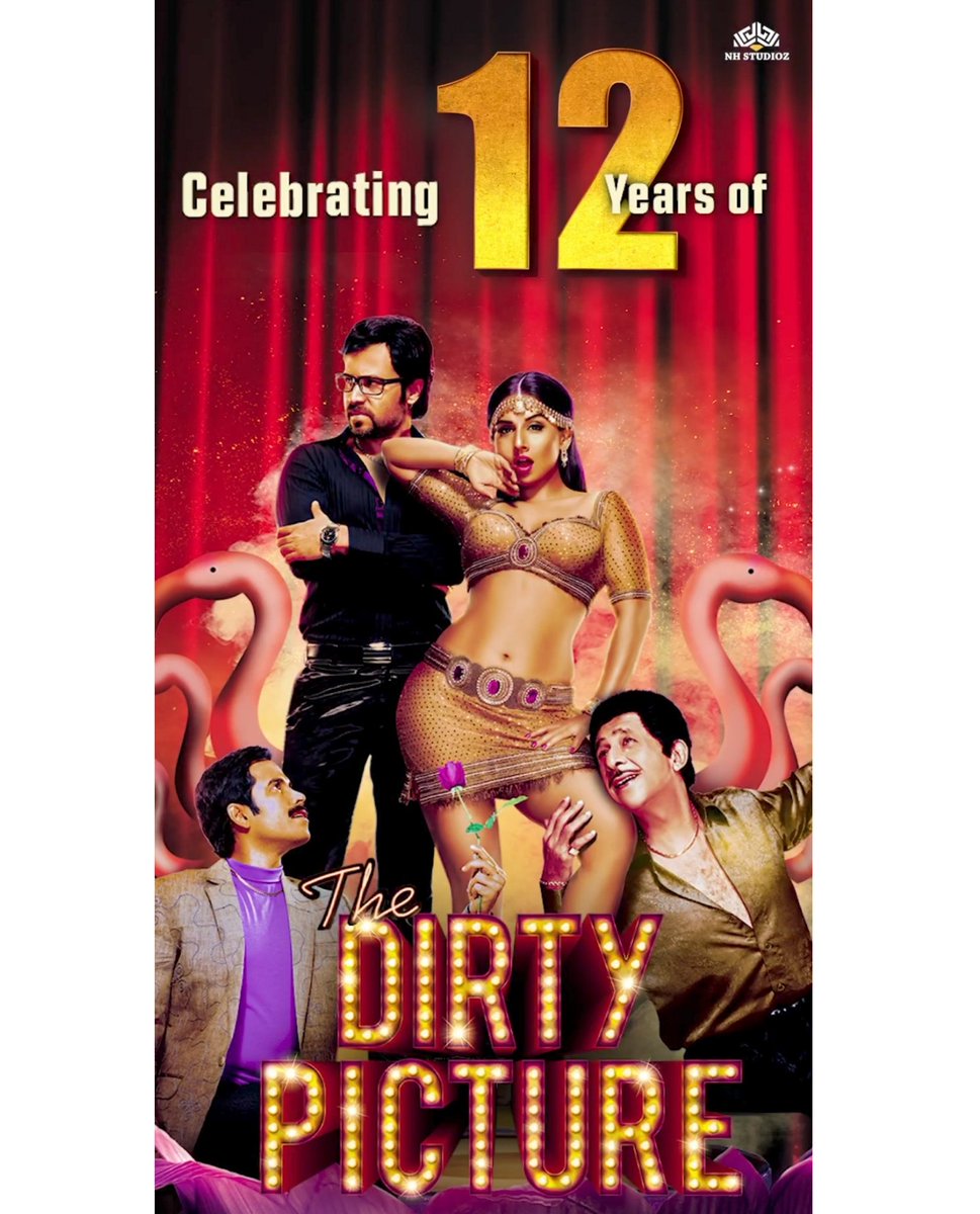 12 years of allure, drama, and Bollywood magic. Celebrating the timeless journey of The Dirty Picture 🖤 #12YearsOfTheDirtyPicture

@emraanhashmi @TusshKapoor @vidya_balan @balajimotionpic #EmraanHashmi #Bollywood @TSeries #VidyaBalan