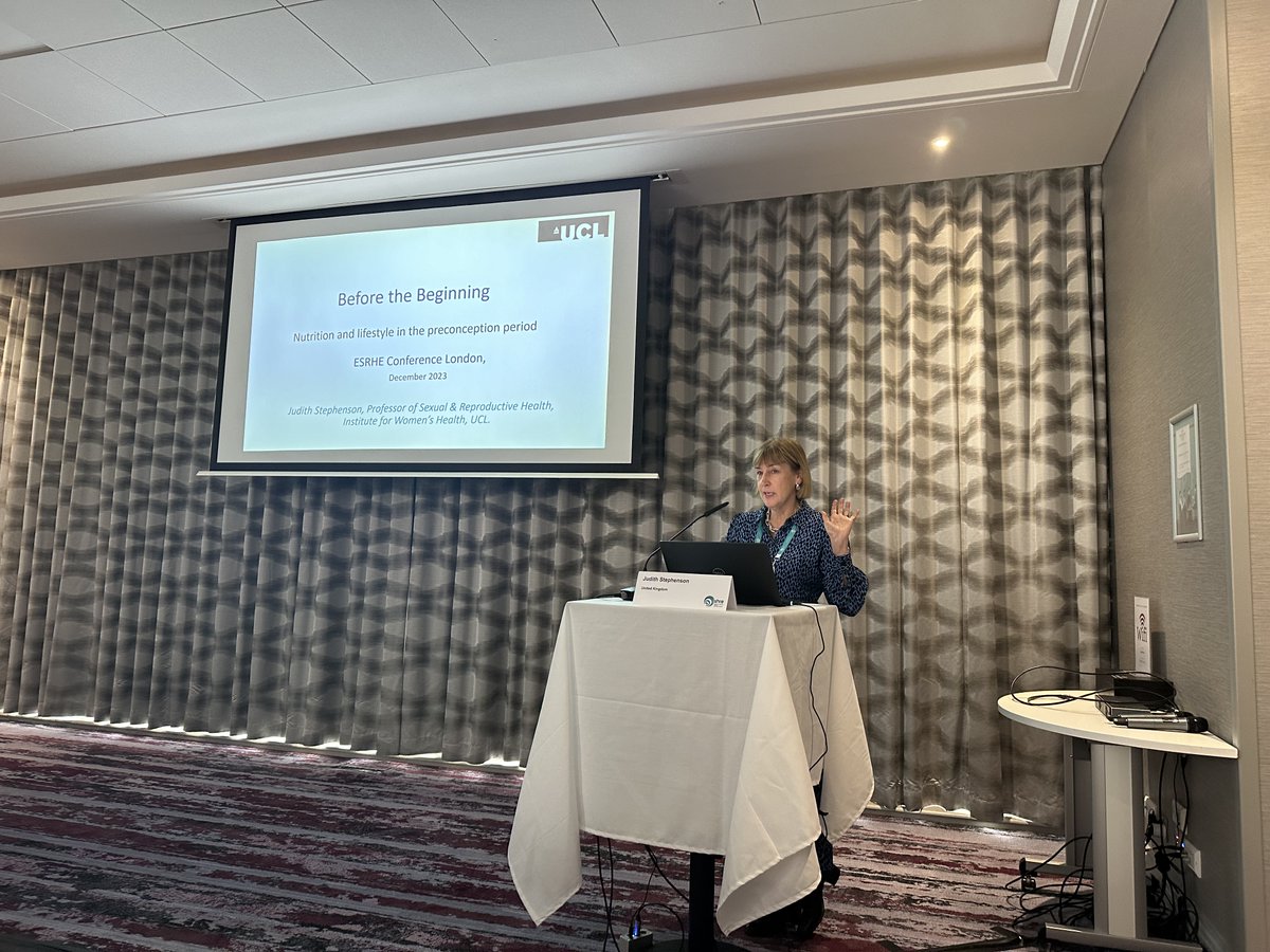 ESHRE Repr Endocrinology (@eshrereprendo) on Twitter photo Prof. Judith Stephenson @judith_SRH from
<a href="/ucl/">UCL</a> giving a fascinating talk about preconception care as an opportunity for long term health #eshrecampus
<a href="/ESHRE/">ESHRE</a> #PublicHealth <a href="/Ycheong1/">Ying Cheong</a> <a href="/chrblockeel/">Christophe Blockeel</a> @DrM_Feichtinger <a href="/lainas_george/">George Lainas</a> <a href="/SMDS_research/">Sarah Martins da Silva</a> Prof. Judith Stephenson @judith_SRH from
<a href="/ucl/">UCL</a> giving a fascinating talk about preconception care as an opportunity for long term health #eshrecampus
<a href="/ESHRE/">ESHRE</a> #PublicHealth <a href="/Ycheong1/">Ying Cheong</a> <a href="/chrblockeel/">Christophe Blockeel</a> @DrM_Feichtinger <a href="/lainas_george/">George Lainas</a> <a href="/SMDS_research/">Sarah Martins da Silva</a>