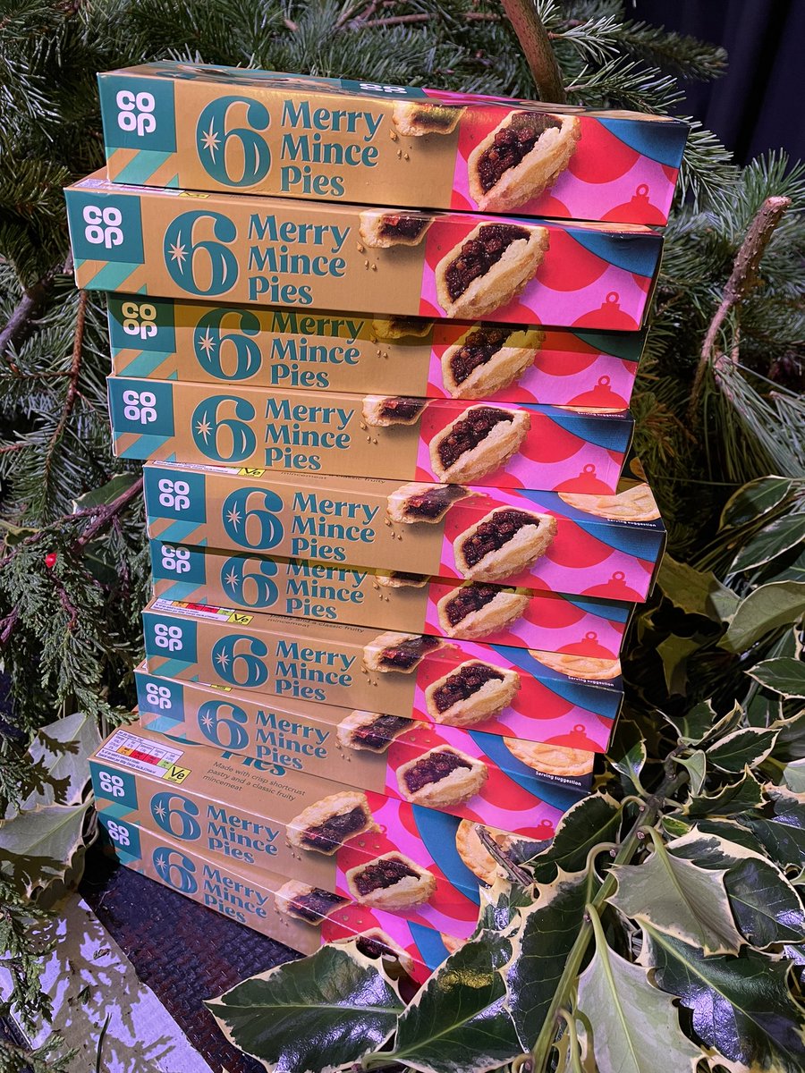 Thank you to the fabulous <a href="/coopuk/">Co-op</a> #Paignton for our merry mince pies as we step into Christmas 🤶 🎄 

An asset to the town and a huge supporter of our theatre ❤️ #smallbizsatuk