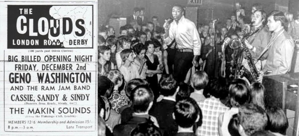 ME Music (@espofootball) on Twitter photo #OTD Dec2,1966 Opening night at "The Clouds London Road, Derby" Big Billed Opening Night with #GenoWashington and the Ram Jam Band; Cassie, Sandy & Sindy and The Makin Sounds <a href="/GenoOfficial/">Geno Washington</a> #OTD Dec2,1966 Opening night at "The Clouds London Road, Derby" Big Billed Opening Night with #GenoWashington and the Ram Jam Band; Cassie, Sandy & Sindy and The Makin Sounds <a href="/GenoOfficial/">Geno Washington</a>