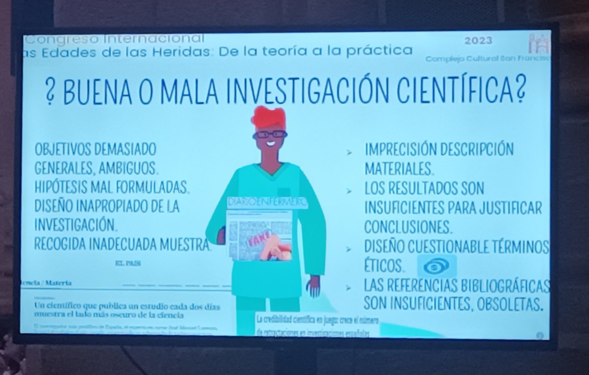 Sole_Gmez's tweet photo. No estoy de acuerdo que "Enfermería no sabe investigar" Isabel Patrón. Hay muchas #enfermeras que hacemos #investigación con buena calidad, con nuestros aciertos y errores. Estas generalizaciones nos perjudican y no muestran la realidad de nuestra profesión. @eSaludate https://t.co/LcXAFuDrN8