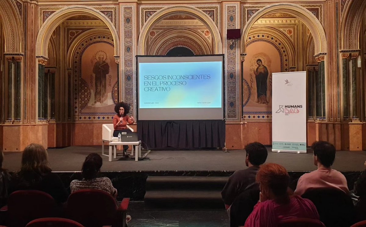 HumansFest's tweet photo. #HumansLab 🎬 La segunda masterclass de nuestro laboratorio de creación audiovisual ha sido en @La_Beneficencia con la consultora @SalimaJK 👉 Hemos tomado buena nota para acabar con los sesgos en el cine y trabajar la diversidad correctamente 👏
#cine #DDHH #diversidad https://t.co/6esvooByt9