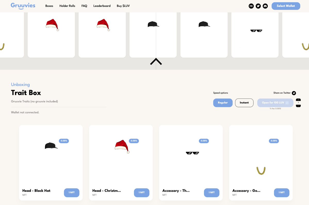 Free traits are now live at: wardrobe.live/collections/gr… And we have a new rewards box with traits to win! boxes.gruuvies.com/boxes/kCMqhxDs… Longer thread with everything Gruuvies coming out next week! Touch some grass!!