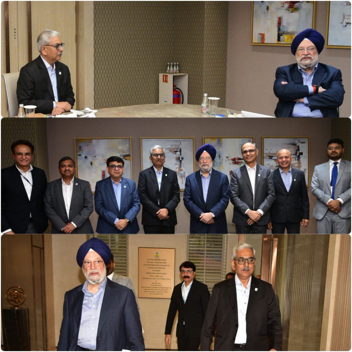 We were honoured to host Hon'ble Minister of Petroleum & Natural Gas and Housing & Urban Affairs, Shri Hardeep Singh Puri, at our Corporate Office in Mumbai.