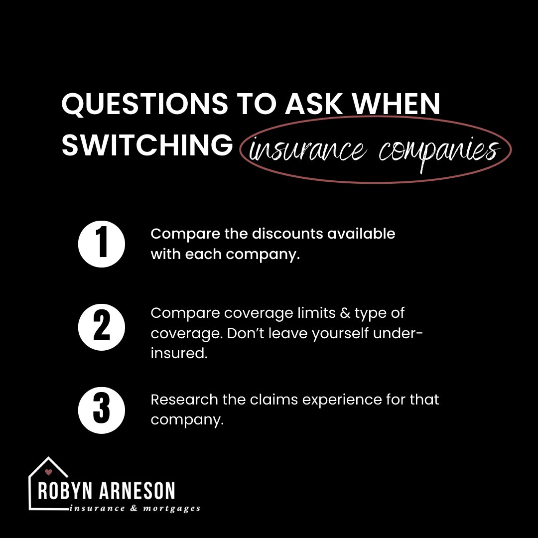 It's easy to let the cost of insurance influence your decision. Don't compromise your coverage! 

#Insurance #AskQuestions #WhatAreYourLimits #InsuranceMatters #ProtectYourAssets #SecureYourLife #InsuranceAdvice #SwitchWise #Anoka #Minnesota #RAA #RobynArneson