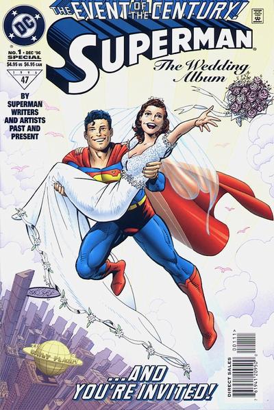 theronscomics's tweet photo. #ThisWeekInComics

November 30, 1996 - Lois Lane, internationally known star reporter of Metropolis' Daily Planet, marries her fellow reporter Clark Kent. The couple will have an eventful honeymoon in Hawaii where Kent is kidnapped by the drug lord known as Rajiv Naga. https://t.co/HcN3yCBYMV