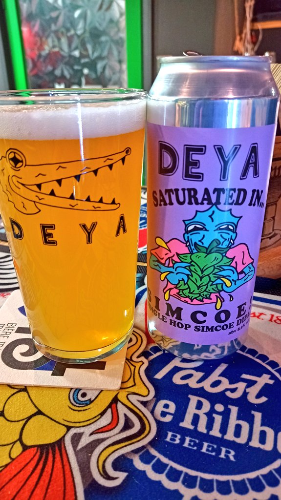 But of an impromptu @deyabrewery tap take over all