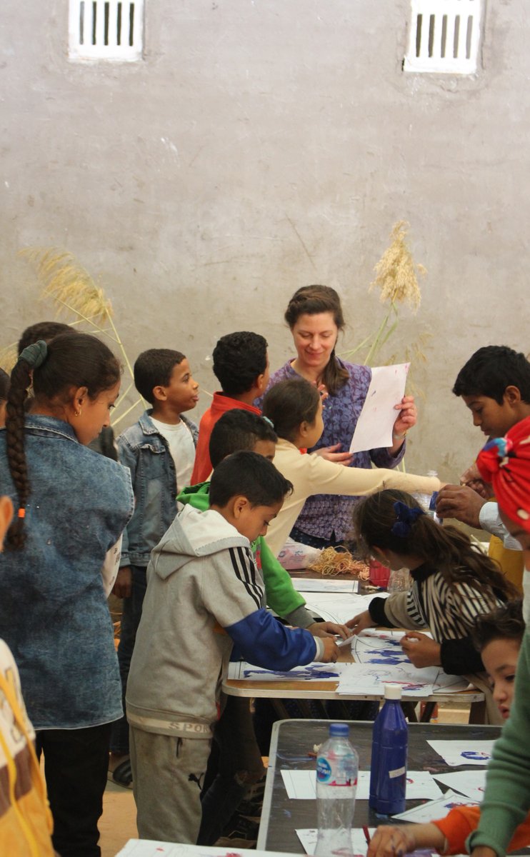Thank you to the Amarna Visitor Centre &amp;
<a href="/TourismandAntiq/">Ministry of Tourism and Antiquities</a> for allowing us to co-host a very busy community Open Day today. 200 + children participated in activities on the archaeology of Amarna as part of a newly launched project funded by <a href="/ARCENational/">American Research Center in Egypt</a>, with <a href="/Monash_Arts/">Monash Arts</a>