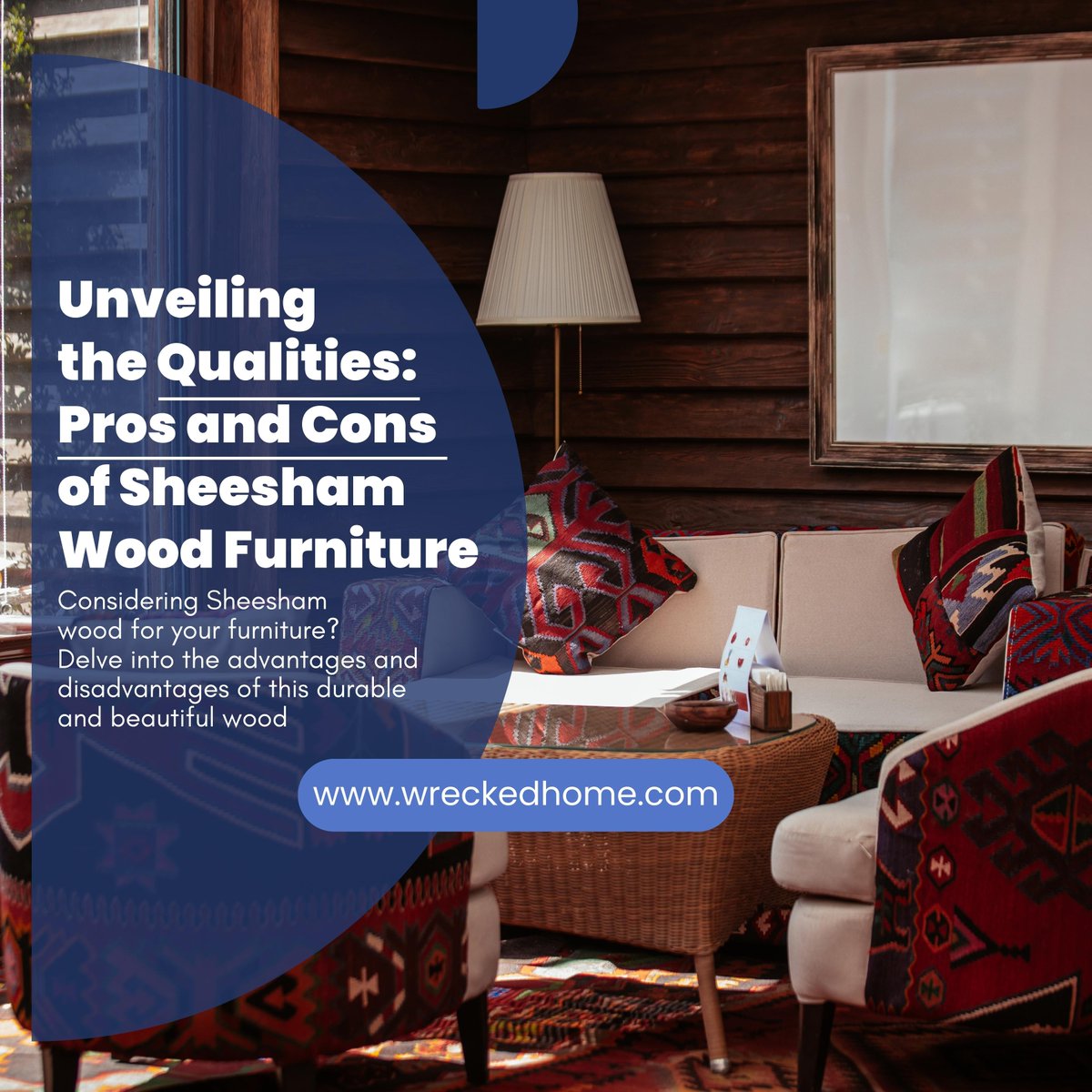 Considering Sheesham wood for your furniture? Delve into the advantages and disadvantages of this durable 
------
Explore more about wood types and furniture care at wreckedhome.com/sheesham-wood-…. Choose wisely for furniture that stands the test of time! 🌳🪚🔍
.
#SheeshamWood