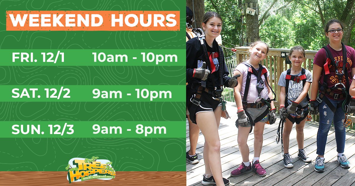 TreeHoppers's tweet image. See you on the courses this weekend 👏 Skip the line and purchase your tickets online at bit.ly/44WNG9m

#TreeHoppers #ZipLine #Weekend #Tampa #Orlando #DadeCityFL