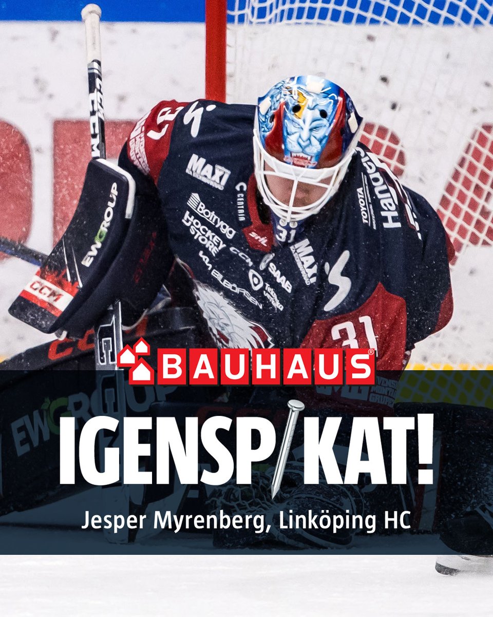 SHLse's tweet photo. Jesper Myrenberg spikade igen 🔨 för sitt Linköping när de besegrade Leksand med 4-0 på bortaplan.
#LIFLHC #SHL #twittpuck #ishockey #svsshl https://t.co/WnPiDmaqK8