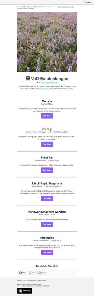 Mit Shelfd sind wir 2015 als Newsletter und Twitter-Account <a href="/Empfehlung/">Empfehlung für die Couch</a> gestartet. 🥹 Eine eigene Website gab es erst zwei Jahre später.

Danke an alle, die uns seit dem hier begleiten!

Wir können die Entwicklung von 𝕏 mit ihrem Besitzer aber nicht länger supporten.

Darum: