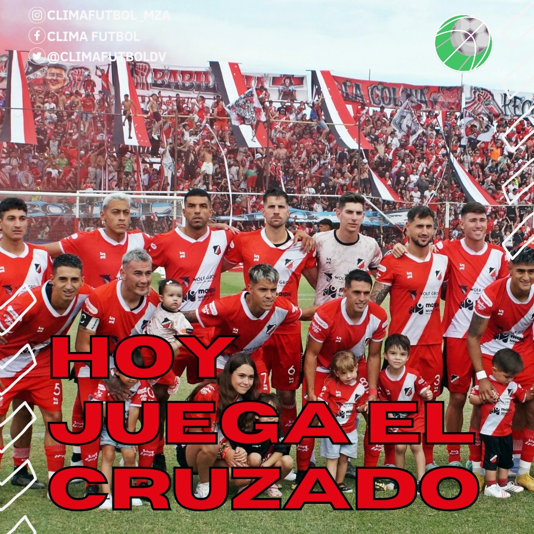 climafutboldv's tweet photo. #PrimeraNacional 🔝 ¡Juega el Cruzado! 🙌 Tenemos una cita con la historia 💪

#DeportivoMaipu vs #Riestra
🗓️ Sábado 02
⌛ 17hs
🏰 Cancha Instituto
🎦 TyC Sports 

#vamoscruzado #CLIMAFUTBOL https://t.co/Z9Qi9w5IJB