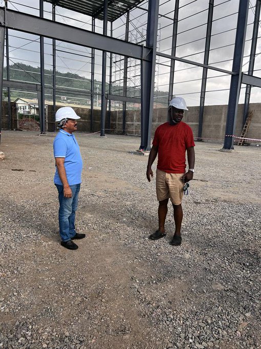 Gen_Buhari_'s tweet photo. #Industralization 

Hon. @FAnnohDompreh inspects the construction of Grand Chem, a new company being built in Nsawam-Adoagyiri Constituency, lobbied by the hardworking Hon.Annoh-Dompreh, this company after completion will employ a lot of youth in the Nsawam-Adoagyiri. 

#Unopposed 
#FAD2024