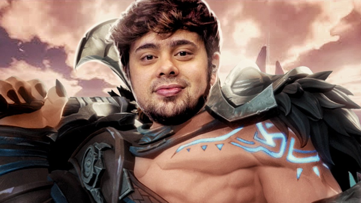 Fiz essa thumbnail pra dar uma treinada 📝🤗