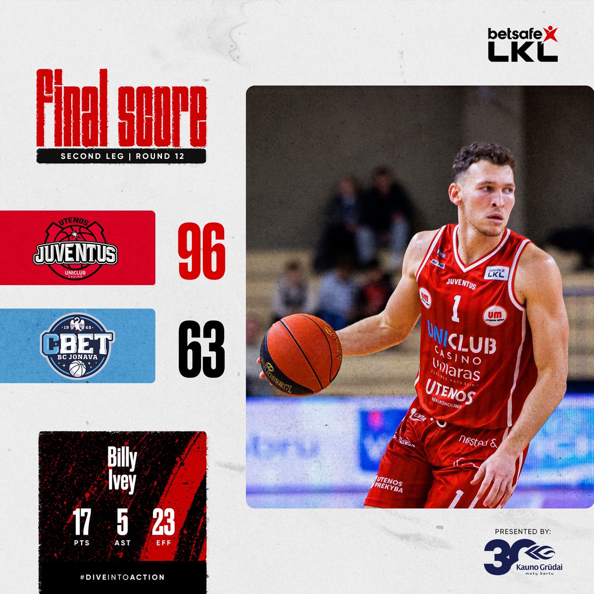 Solid W for <a href="/BCJuventus/">BC Utenos „Juventus“</a> 🔛 #BetsafeLKL
