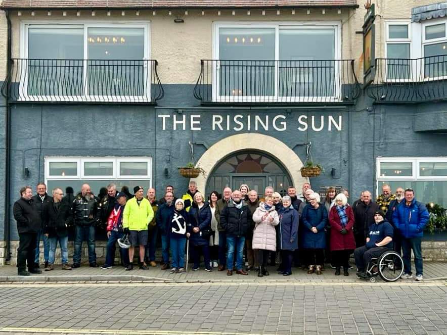 Many thanks to all at The Rising Sun for making the inaugural Warsash Veterans Breakfast Club meeting a success. Also, thanks to <a href="/RigbyP1/">Paul Rigby</a> for organising it.
The Club has much in common with the <a href="/RAFAssociation/">RAF Association</a> to bring vets and serving  personnel together to combat loneliness.